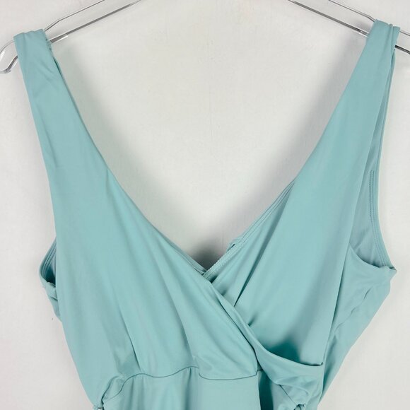 Andie Light Blue Women's One Piece Swimsuit - Picture 8 of 9